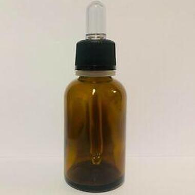 N°135 Flaconi ambrati vetro con contagocce a sigillo da 20 ml per oli essenziali 