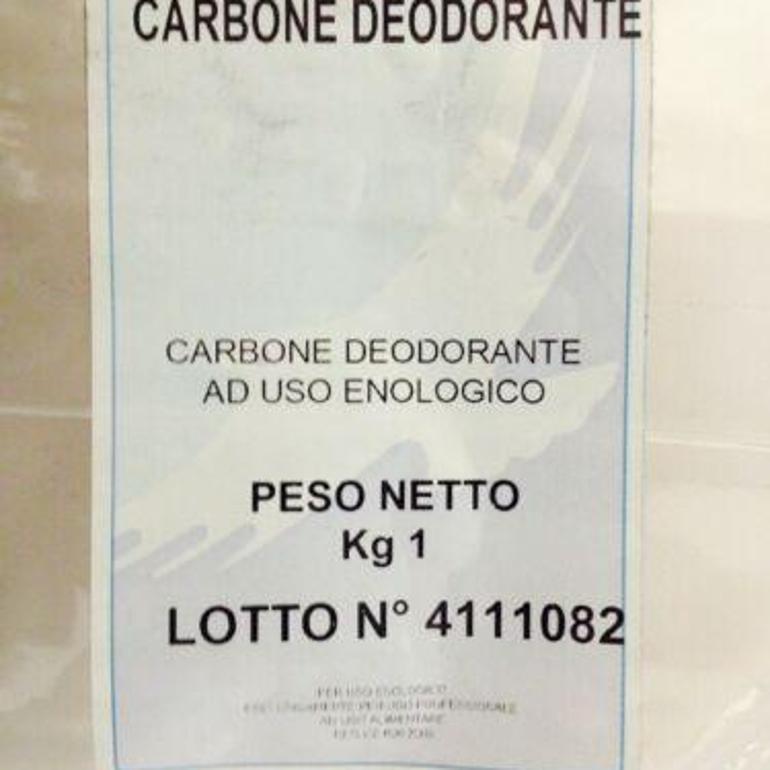 KG.1 CARBONE ATTIVO DEODORANTE per vino aceto grappa distillati ecc