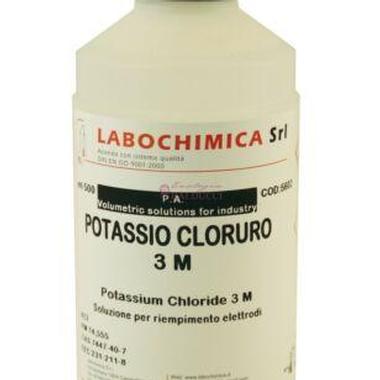 ml.500 Soluzione di Potassio Cloruro 3M soluzione per mantenimento elettrodi pH